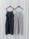 Adjustable Jumpskirt Dress 隨性前口袋抽繩雙吊帶裙/ DS9971