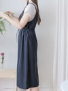 Adjustable Jumpskirt Dress 隨性前口袋抽繩雙吊帶裙/ DS9971