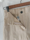 Linen-blend Wide-leg Pants 質感棉麻闊腿褲/ PT8468