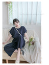 Minimal Navy Set 簡約拼色設計深藍套裝/ SE8084 (pre-order 8月25截單)