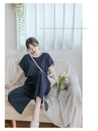 Minimal Navy Set 簡約拼色設計深藍套裝/ SE8084 (pre-order 8月25截單)