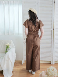 Effortless Ruffle Jumpsuit  顯瘦剪裁雙面綁帶連身褲/ SE8088 (pre-order 8月25截單)