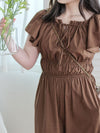 Effortless Ruffle Jumpsuit  顯瘦剪裁雙面綁帶連身褲/ SE8088 (pre-order 8月25截單)