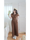Effortless Ruffle Jumpsuit  顯瘦剪裁雙面綁帶連身褲/ SE8088 (pre-order 8月25截單)