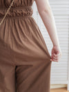 Effortless Ruffle Jumpsuit  顯瘦剪裁雙面綁帶連身褲/ SE8088 (pre-order 8月25截單)