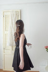 (腰 33"）Vest 不規則金屬扣腰帶口袋背心裙, Dress/ DS9506 (black sold out)
