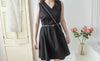 (腰 33"）Vest 不規則金屬扣腰帶口袋背心裙, Dress/ DS9506 (black sold out)