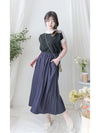 Classic Knit Top 經典黑白拼色顯瘦彈性上衣 / TP9171