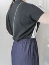 Classic Knit Top 經典黑白拼色顯瘦彈性上衣 / TP9171
