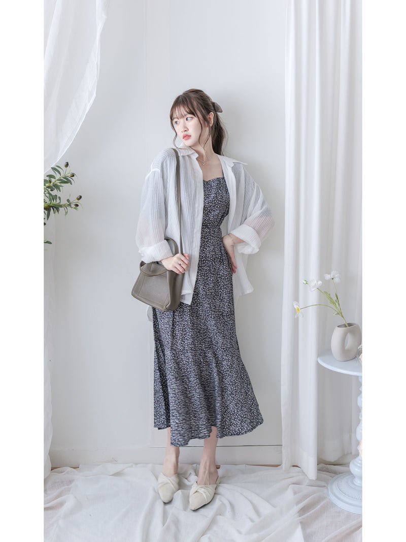 Comfort Stripe Shirt 防皺觸感輕透立體條紋襯衫/ BU9115