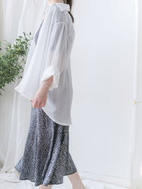 Comfort Stripe Shirt 防皺觸感輕透立體條紋襯衫/ BU9115