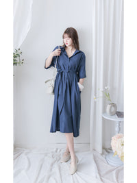 Navy Dress 隨性深藍日常口袋連身裙/ DS9980 (pre-order 8月25截單)
