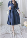 Navy Dress 隨性深藍日常口袋連身裙/ DS9980 (pre-order 8月25截單)