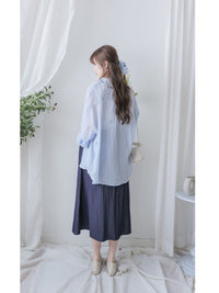 Comfort Stripe Shirt 防皺觸感輕透立體條紋襯衫/ BU9115