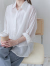 Comfort Stripe Shirt 防皺觸感輕透立體條紋襯衫/ BU9115