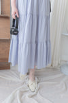 Flowing Cotton Skirt 全橡筋腰舒適飄逸傘裙/ SK8907 (pre-order white 9月7日截單)