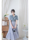 Flowing Cotton Skirt 全橡筋腰舒適飄逸傘裙/ SK8907 (pre-order white 9月7日截單)