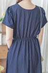 Square/Round neck Dress 簡約前後穿著修腰連身裙/ DS9983 (pre-order 9月7日截單)