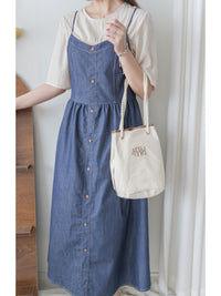 Ruffle Chest Blouse  彈性橡筋衣領傘袖上衣/ BU9117