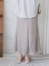 Pleated Shiny fishtail skirt 微光澤飄逸魚尾細褶長裙/ SK8908 (pre-order 9月7日截單)
