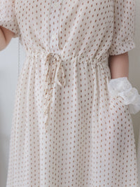 Rhombus Dress  菱形印花雪紡隨性口袋連身裙/ DS9987 (pre-order 9月7日截單)
