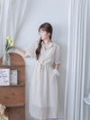 Rhombus Dress  菱形印花雪紡隨性口袋連身裙/ DS9987 (pre-order 9月7日截單)