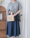 Ruffle Waist Dress 彈性橡筋Ruffle腰線拼接連身裙/ DS9986