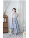 Lace Blouse 通花蕾絲連裡布上衣/ DS9921 (售完即止）