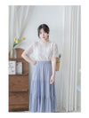 Lace Blouse 通花蕾絲連裡布上衣/ DS9921 (售完即止）