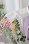 Embroidered Love Cardigan 金屬字母針織開衫或上衣/ TP9184