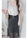 Ribbon Collar Top 百搭蝴蝶顯鎖骨大圓領上衣/ TP9181
