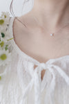 Ribbon Collar Top 百搭蝴蝶顯鎖骨大圓領上衣/ TP9181
