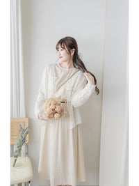 Airy Crochet Cardigan 輕織鏤空線衫/ TP9185