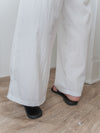 （CP值$239夏日顯瘦闊褲) 百搭全橡筋口袋直闊腳褲, Pants/ PT8431