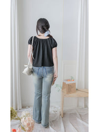 Vintage Flare Jeans 輕復古洗水喇叭牛仔褲/ PT8470