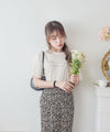 Back Pleated 後車褶飄飄浪漫文字 ,Tee/ BU9045 （beige sold out)