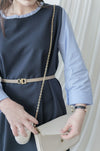 Spliced Shirt Dress 恤衫微彈裙身假兩件設計連衣裙/ DS9995