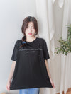 Back Pleated 後車褶飄飄浪漫文字 ,Tee/ BU9045 （beige sold out)