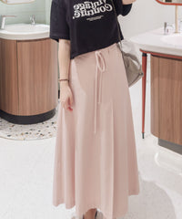Denim Style 後橡筋前蝴蝶裝飾牛仔棉半裙, Dress/ SK8834 (pink sold out)