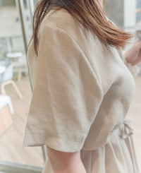 [ 限時重開訂購🕣 ] Casual Elegant 防皺舒適棉質軟領口恤衫連身裙, Dress/ DS9609