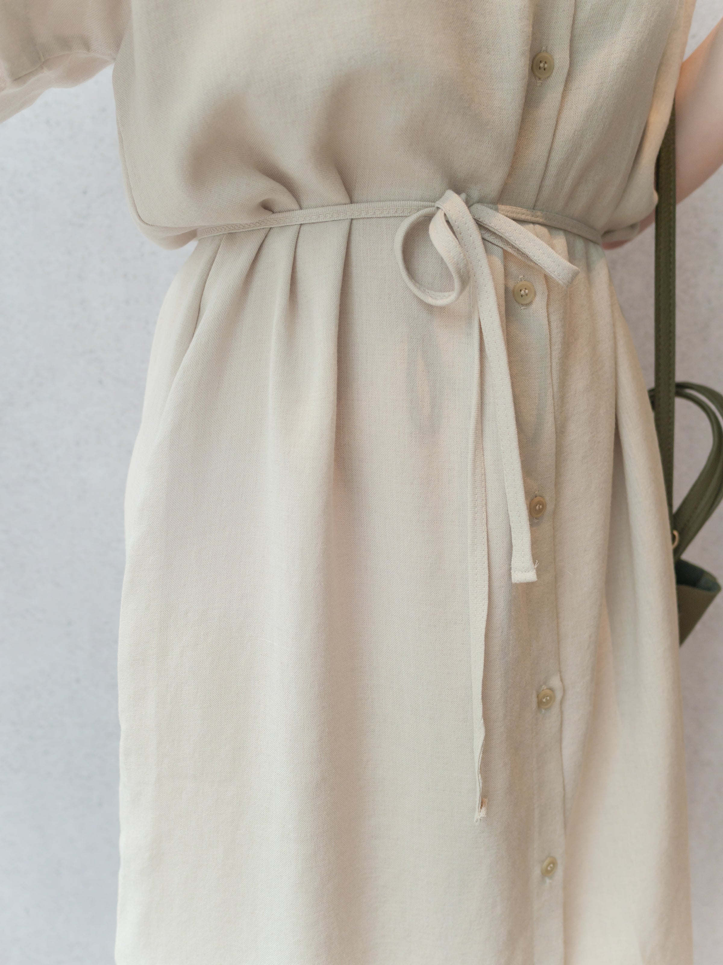 [ 限時重開訂購🕣 ] Casual Elegant 防皺舒適棉質軟領口恤衫連身裙, Dress/ DS9609