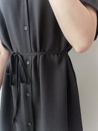 [ 限時重開訂購🕣 ] Casual Elegant 防皺舒適棉質軟領口恤衫連身裙, Dress/ DS9609