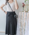 Denim Style 後橡筋前蝴蝶裝飾牛仔棉半裙, Dress/ SK8834 (pink sold out)