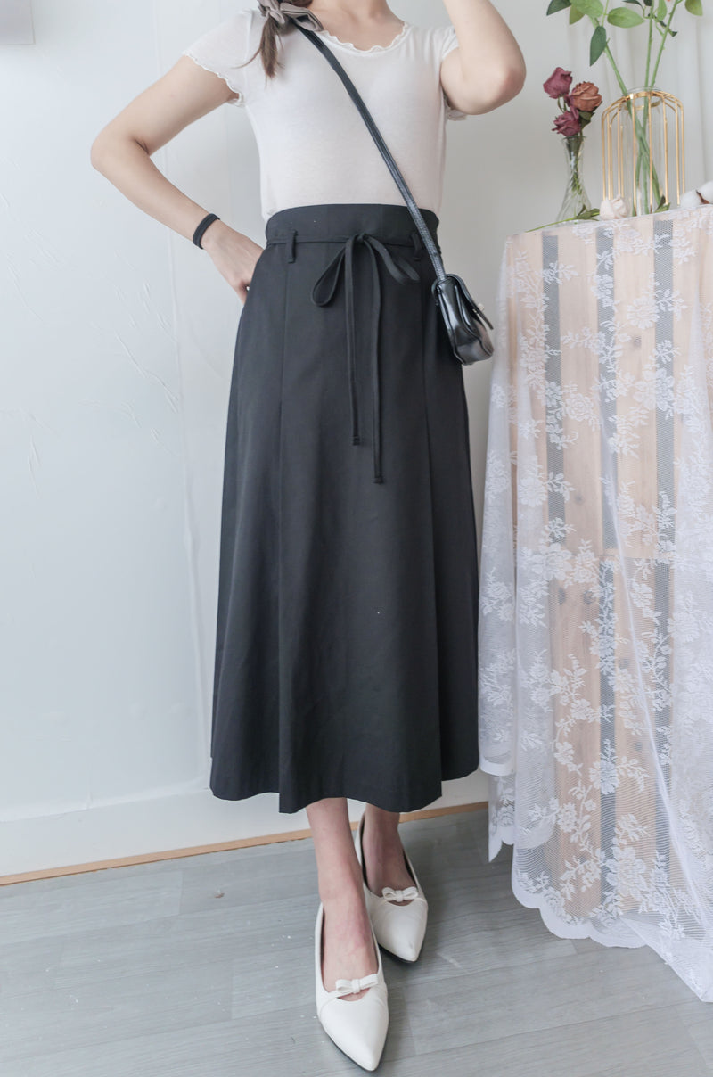 Denim Style 後橡筋前蝴蝶裝飾牛仔棉半裙, Dress/ SK8834 (pink sold out)