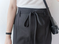 Denim Style 後橡筋前蝴蝶裝飾牛仔棉半裙, Dress/ SK8834 (pink sold out)