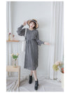 Ruffle Dress 雪紡全裡布皺紋細褶手袖修腰連身裙/ DS9990 (pre-order 10月9截單)