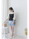 Adore Blouse 修身舒適彈性衣身假兩件上衣/ TP9186 (pre-order 10月9截單)