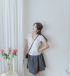 Tulip, Blouse 精緻通花領口寬鬆修腰線上衣/ BU9052