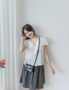 Tulip, Blouse 精緻通花領口寬鬆修腰線上衣/ BU9052