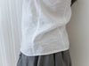 Tulip, Blouse 精緻通花領口寬鬆修腰線上衣/ BU9052